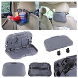 3225 Travel Dining Tray JH-924 Car Travel Tray Plastic Folding Auto Car Back Seat Table Drink Food Cup Tray Holder Stand Desk Multicolour