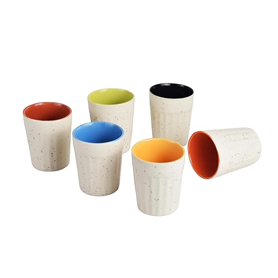 AM2469 Tibros Ceramics Tumbler Set 6Pcs Multicolour