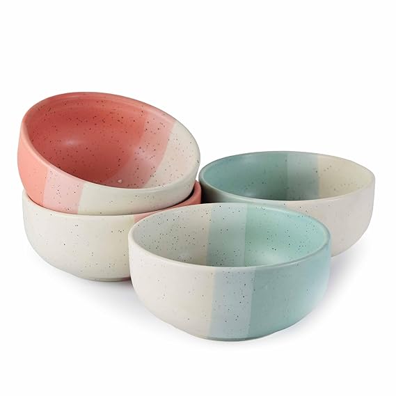 AM3026 Dusty Matte Finish Ceramic Serving Bowls Serving for Snacks