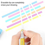 AM2442 Fantasy Double Headed Erasable Highlighters Marker Pen HMC-9169 Multicolour 6Pcs