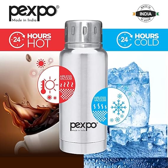 AM2790 Pexpo Cameo Thermo SS Water Bottle Vaccum Insulated 300ml