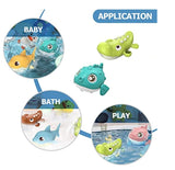 AM0179 Swimming Crocodile, Floating Wind-Up Bath Tub, Water Toy, Party Favors Toy(1 pcs)