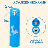 AM0047 Sipper Round Shape Theme Water Bottle 500ml