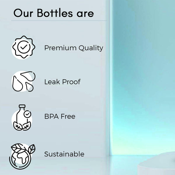 6955 outdoor sport water bottle 400ml leak proof BPA-free for travel cold and hot water glass water bottle with daily water intake for gym and children