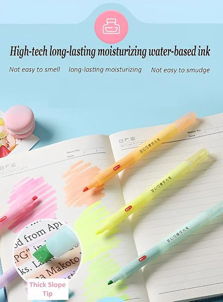 AM2442 Fantasy Double Headed Erasable Highlighters Marker Pen HMC-9169 Multicolour 6Pcs