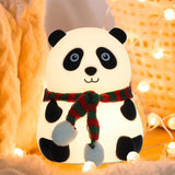 3164 Panda Night Light  Rechargeable Silicone LED Lamp ,Animal Night Light For Bedroom