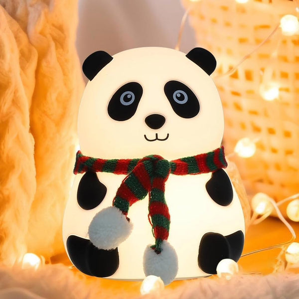 3164 Panda Night Light  Rechargeable Silicone LED Lamp