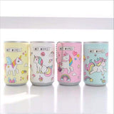 AM3863 Unicorn Mini Baby Wet Wipes Tin Pack ,Tissue Can for Cleaning Face Body