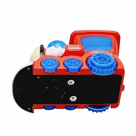 AM2929 Light Train 388-4 Musical Engine Toy Train with Light and Sound Light Funny Musical Toy for Kids Multicolour