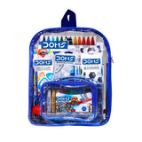 3584 Doms Smart Kit,Comes With Transparent Zipper Bag,Kit For School Essentials,Gifting Range For Kids ,Combination of 11 Stationery Items