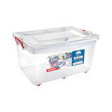 AM2860 JOYO 60L Plastic Storage Container (Moovers Box) With 6 Wheels