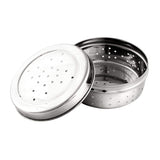 AM5333 Hole Dabba Stainless Steel Coriander Storage Box Large