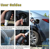 9085 Fuel Transfer Pump Kit. Flow Hand Pump Portable Manual Car Fuel Transfer Pump for Petrol Diesel Oil Liquid Water Fish Tank.