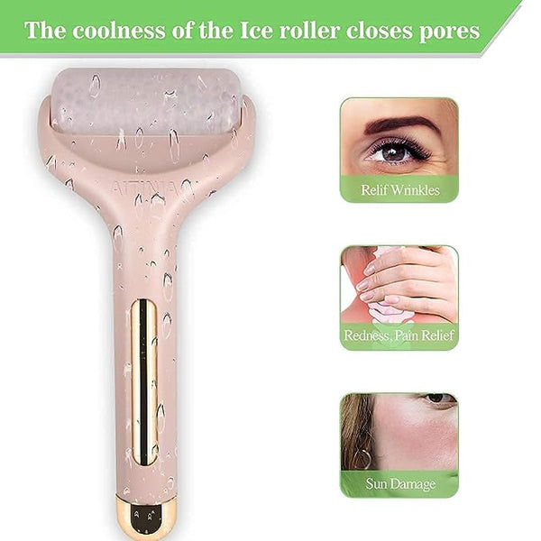 3575 Ice Roller for Face & Eye Puffiness, Large Cool Facial Ice Rollers for Women Face Massager, Tighten Pores, Headaches Migraine Relief, Minor Injury, Reduce Wrinkle Skin Care