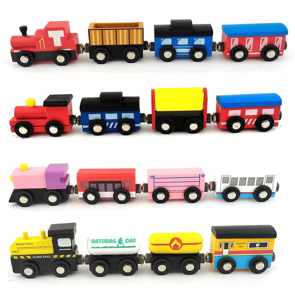 A07153 Wooden Toy Train Set for Kids