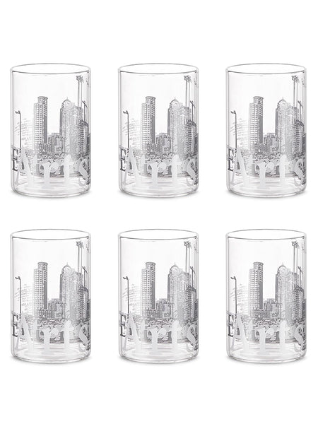 AM3675 Borosil Roma Series 295ml Drinking Glass 6Pcs Set (BVVROMAME295)