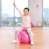 AM0015 - 45 cm Rubber Hop Ball for Boys Girls Toys Multi Colour