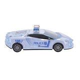 AM3449 Police Car with Lights and Sound Friction Power Car Toy