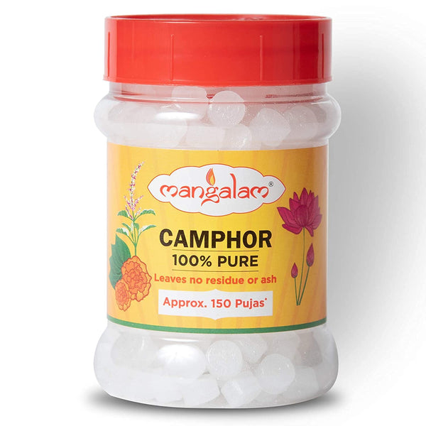 3993 Mangalam Camphor Tablet 100g Jar