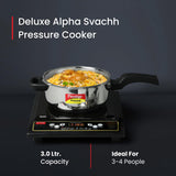 AM2240 Prestige 3L Svachh Deluxe Alpha stainless steel Pressure Cooker