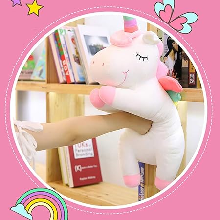 AM3153 Cute Unicorn 13inch Plush Toy Stuffed Animal Pillow Cushion Soft Toys Multicolour 420gm