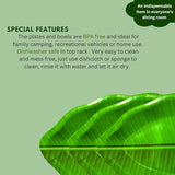 AM3236 Banana Leaf Shape Dessert Plates for All Occasions 1 Piece