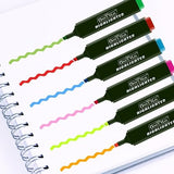 AM3539 Aerotix Office Matte 146 Highlighter Easily Applicable Highlighters 5 Pcs