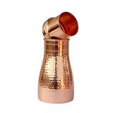 3454  100% Pure Copper  Bedroom jar with inbuilt Copper Glass 1000ml