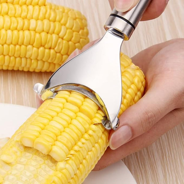 3134 Premium Corn Peeler, Stainless Steel Corn Cob Peeler