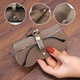 AM3841 Leather Sunglass Bag Case