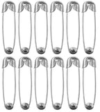 Safety Pins Bulk for Clothes, Sewing (Silver)