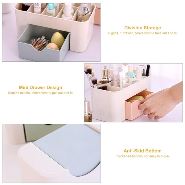 Multifunctional Cosmetic and Makeup Organizer Box