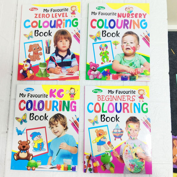 Di0128 Prince My Favourite Zero Level Colouring Book (Zero, Nursery, KG, Beginners Level)