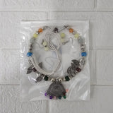 Di0049 Navratri MIx Design Silver Oxidised Plated Hasli,Necklace & Earring Set (Multiesign)