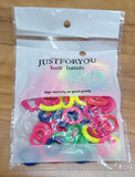 AM1087 Pack of 50 Ponytail Holder Bands for Hair