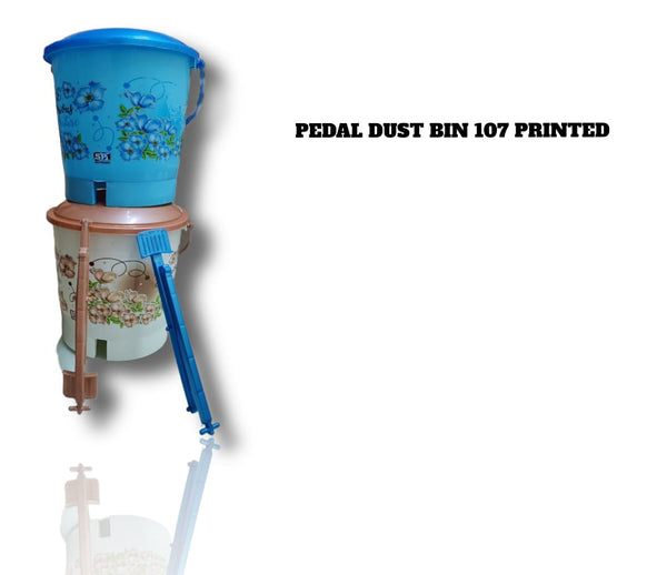 AM0968 Plastic Pedal Bin 107 printed