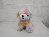 AM3480 Lot Ganti Rainbow Soft Dog Toy 9inch