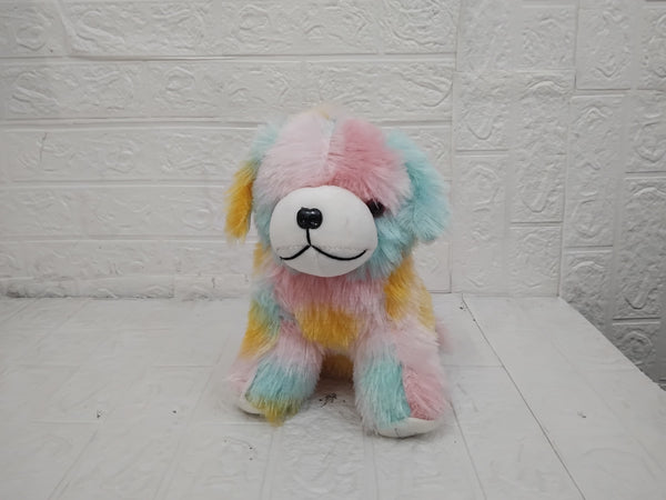 AM3480 Lot Ganti Rainbow Soft Dog Toy 9inch