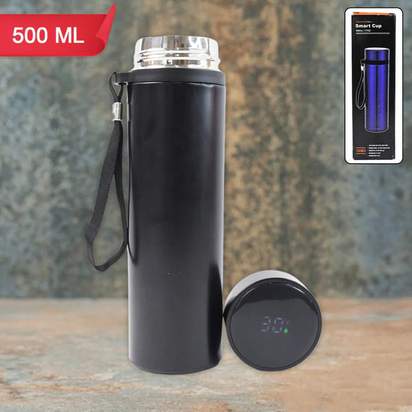 8365 Double Wall Stainless Steel Water Bottle screen smart temperature display (500ml)