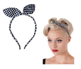 AM1026 Fancy Rabbit Ears Hairband for Girls (MultiColor) - 1 Pcs