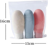 3358 3PCS Travel Bottles for Toiletries Silicone Container