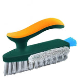 3093 4 in 1 with Squeegee, Bathroom Cleaning Brushes, V-Shape Gap Scrub Brush