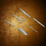6729 6-in-1 Professional Nail Care Kit: Clippers, Scissors & More Nail cutter (Travel or Home)