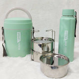 AM6179 Asian Daily Dynamo Pack – Smart Tiffin Carrier 3 + Hydra Grip Bottle 700 ml