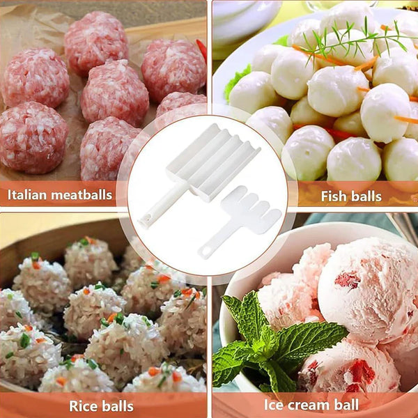 10318 Gujia & Meatball Maker Set Easily Shape Meatballs Maker (1Pc)