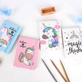 AM6368 Pocket Diary A7 Mini Notebook with Elastic Band Mix Design