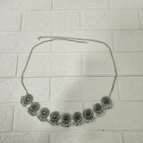 Di0046 Oxidized Silver Dangler Kamarbandh with Colorful Beads and Cowrie Shells (Multidesign)