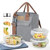 AM6173 Borosil Pro Round Glass Lunch Box Set