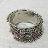 Di0218 Oxidised Silver Plated Kada – Traditional & Stylish Ethnic Bangle