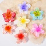 AM1265 Big Daisy Flower Hair Claw for Women/Girls 1 Pcs (Multicolour)